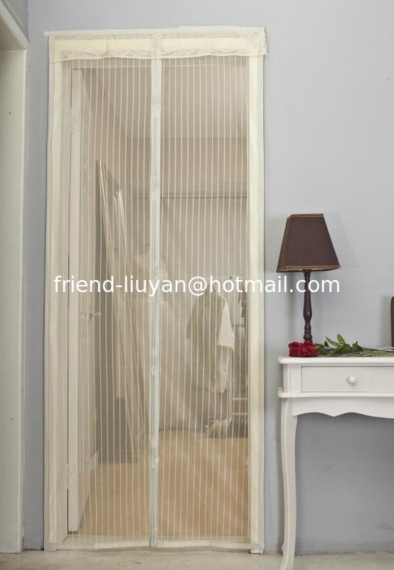 Indoor Insect Net for Easy Installation Mosquito Net Screen Door Doorway Curtain with Magnetics